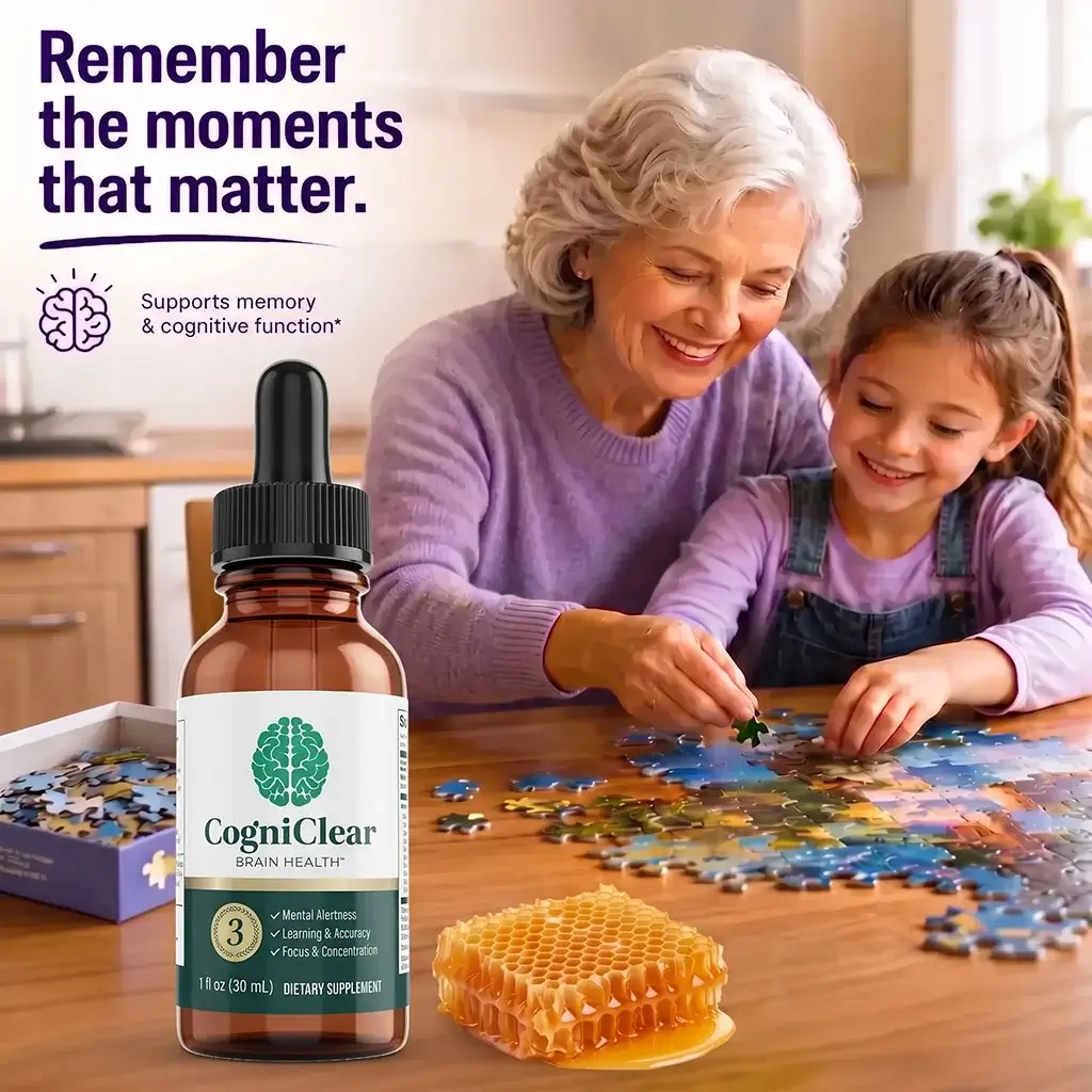 CogniClear cognitive support sublingual dropper bottle